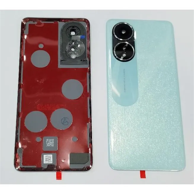 Tapa trasera o tapa bateria verde para OPPO A58 4G CPH2577 con lente de camara
