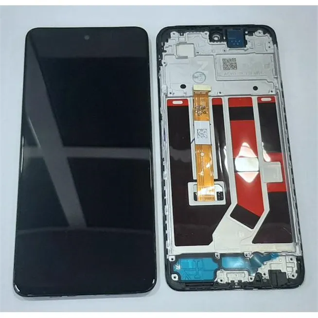 Pantalla lcd para Oppo A58 4G mas tactil negro mas marco negro calidad premium