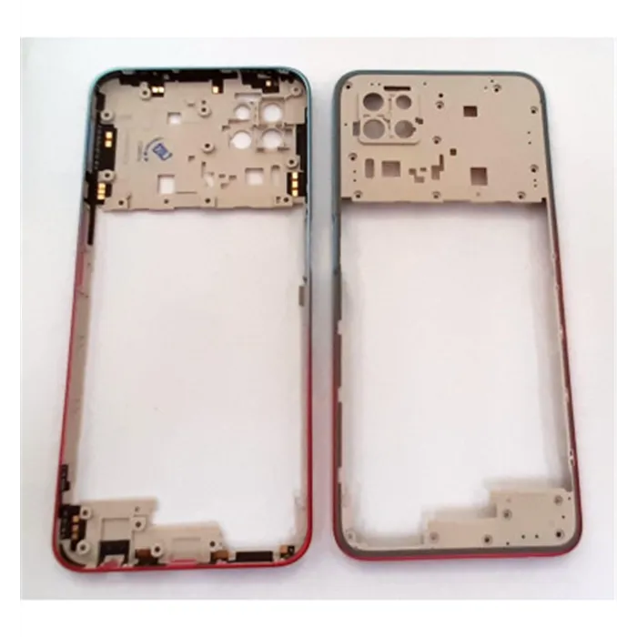 Carcasa central o marco rojo para Oppo A72 5G calidad premium