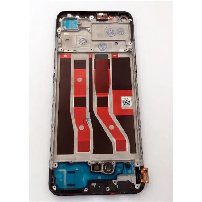 Pantalla oled para Oppo A74 4G CPH2219 Oppo F19 4907039 mas tactil negro mas marco negro compatible