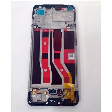 Pantalla lcd para Oppo A74 4G CPH2219 Oppo F19 4907039 mas tactil negro mas marco negro Service Pack