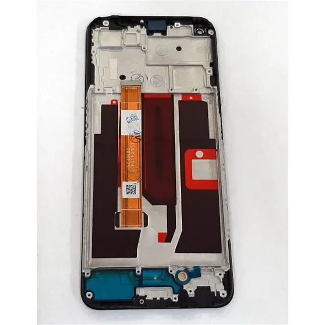 Pantalla lcd para Oppo A74 5G mas tactil negro mas marco negro compatible