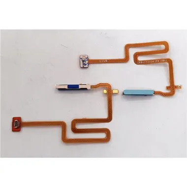 Flex boton home azul para Oppo A76 CPH2375 calidad premium