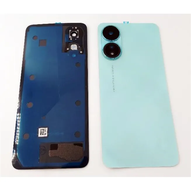 Tapa trasera o tapa bateria verde para Oppo A78 4G CPH2565 con lente de camara