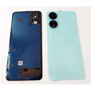 Tapa trasera o tapa bateria verde para Oppo A78 4G CPH2565 con lente de camara