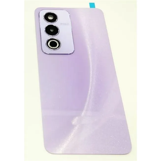 Tapa trasera o tapa bateria morada para Oppo A80 5G con cubierta de camara