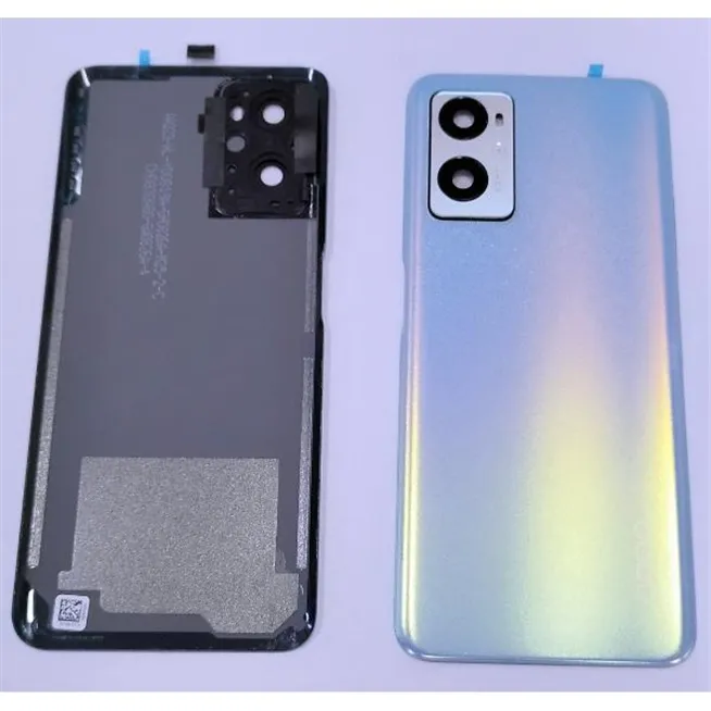 Tapa trasera o tapa bateria azul para OPPO A96 CPH2333 mas lente de camara