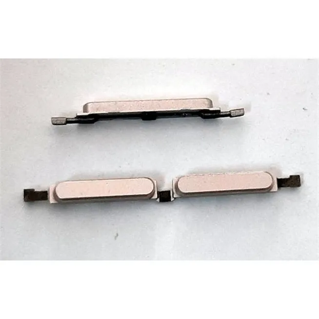 Set 2 botones dorados para Oppo A96 4G CPH2333 calidad premium
