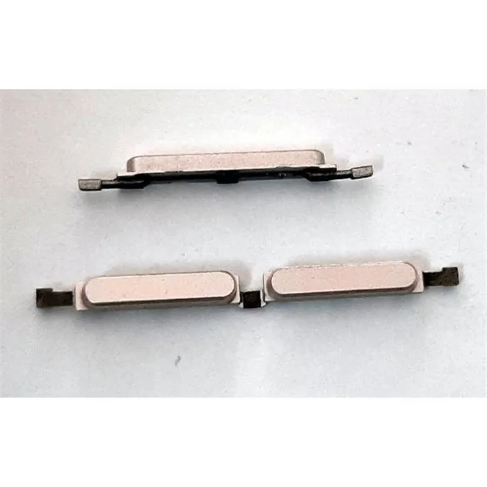 Set 2 botones dorados para Oppo A96 4G CPH2333 calidad premium