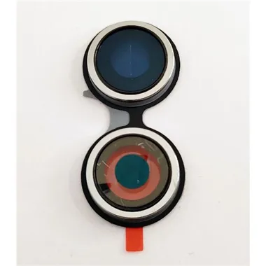 Set 2 cubierta camara plata para Oppo A96 5G calidad premium