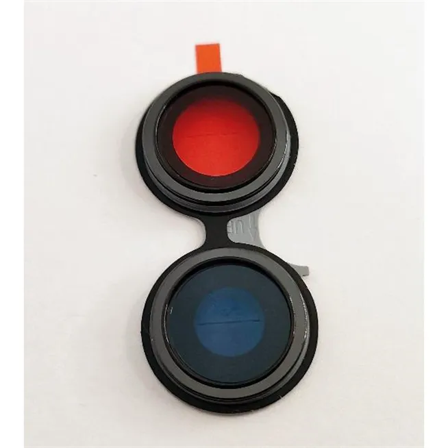Set 2 cubierta camara azul para Oppo A96 5G calidad premium