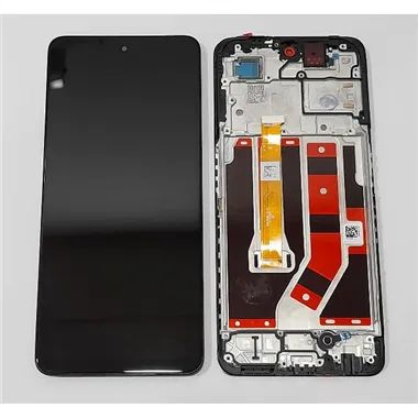 Pantalla LCD para Oppo A98 5G mas tactil negro mas marco negro calidad premium