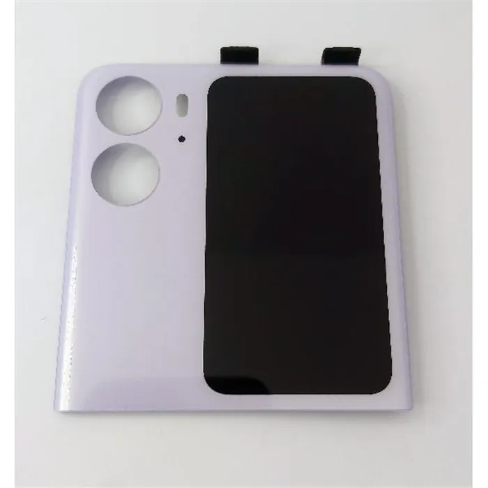 Pantalla lcd exterior para Oppo Find N2 Flip CPH2437 mas tapa superior purpura calidad premium