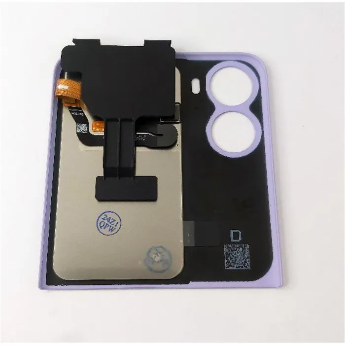 Pantalla lcd exterior para Oppo Find N2 Flip CPH2437 mas tapa superior purpura calidad premium