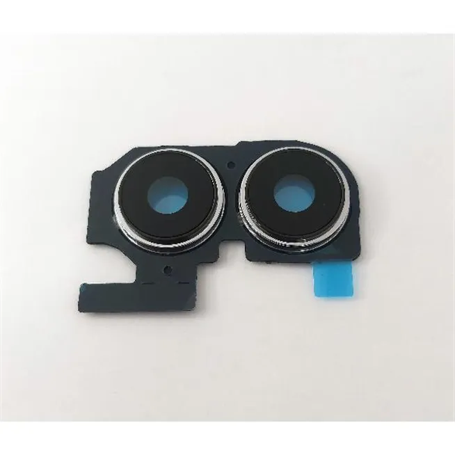 Cubierta camara plata mas cristal para Oppo Find N2 Flip CPH2437 calidad premium