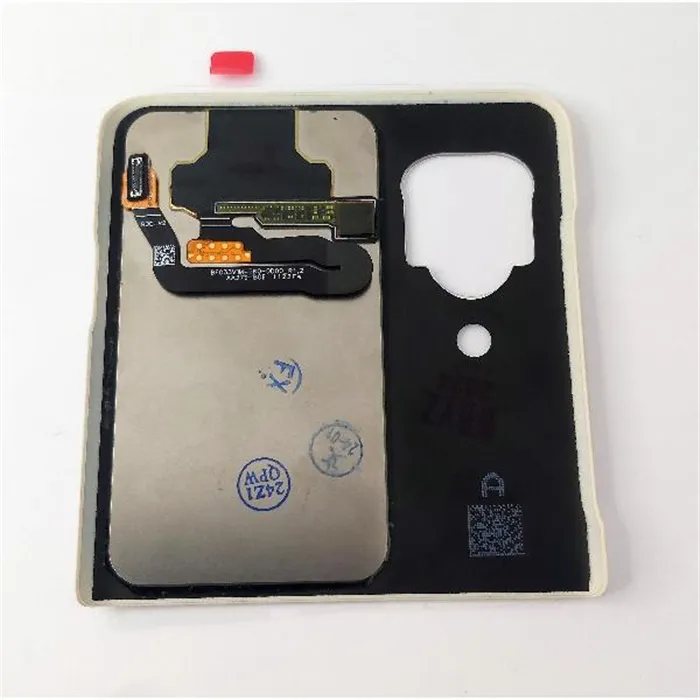 Pantalla lcd exterior para Oppo Find N3 Flip mas tapa superior dorada calidad premium