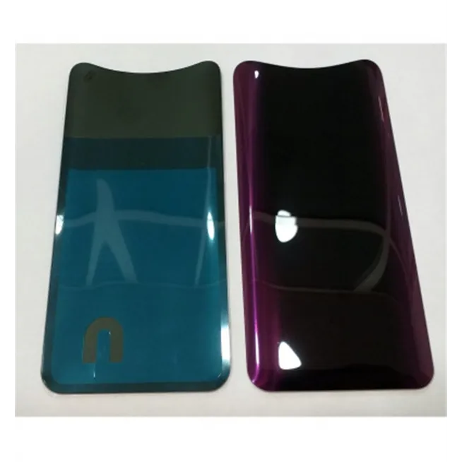 Oppo Find X tapa trasera purpura