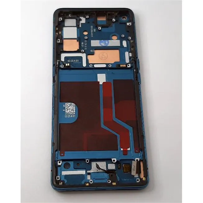 Pantalla lcd para Oppo Find X2 mas tactil negro mas marco azul calidad premium