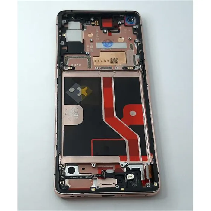 Pantalla TFT para Oppo Find X2 mas tactil negro mas marco dorado compatible