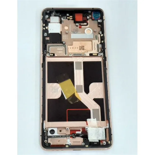 Pantalla lcd para Oppo Find X2 mas tactil negro mas marco dorado calidad premium