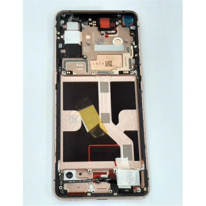 Pantalla lcd para Oppo Find X2 mas tactil negro mas marco dorado calidad premium