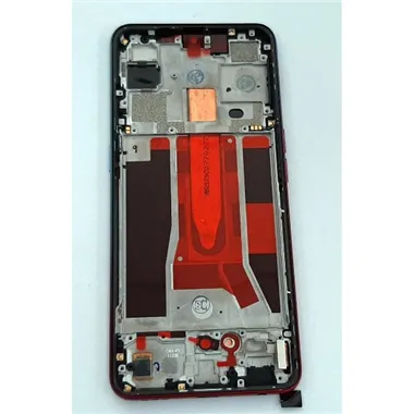 Pantalla lcd calidad oled para Oppo Find X2 Lite mas tactil negro mas marco rojo/azul compatible
