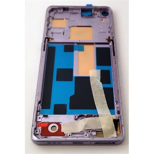 Pantalla lcd para Oppo Find X2 Neo mas tactil negro con marco morado calidad premium
