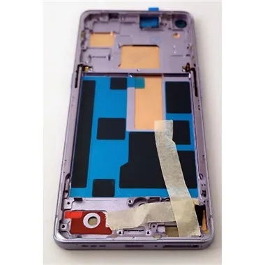 Pantalla lcd para Oppo Find X2 Neo mas tactil negro con marco morado calidad premium