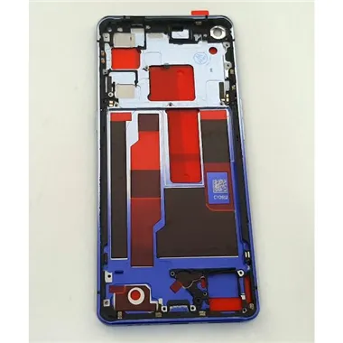 Carcasa central o marco azul para Oppo Find X2 Neo calidad premium