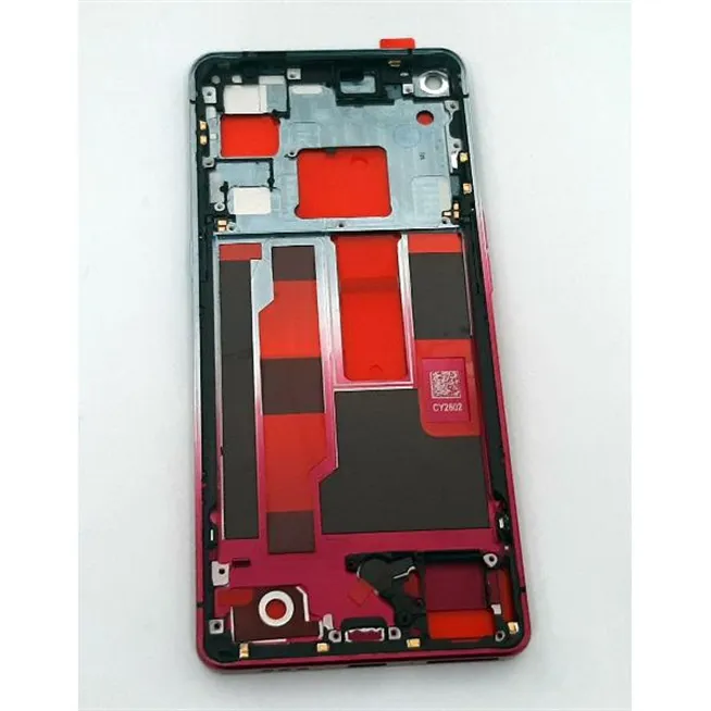Carcasa central o marco azul rojo para Oppo Find X2 Neo calidad premium