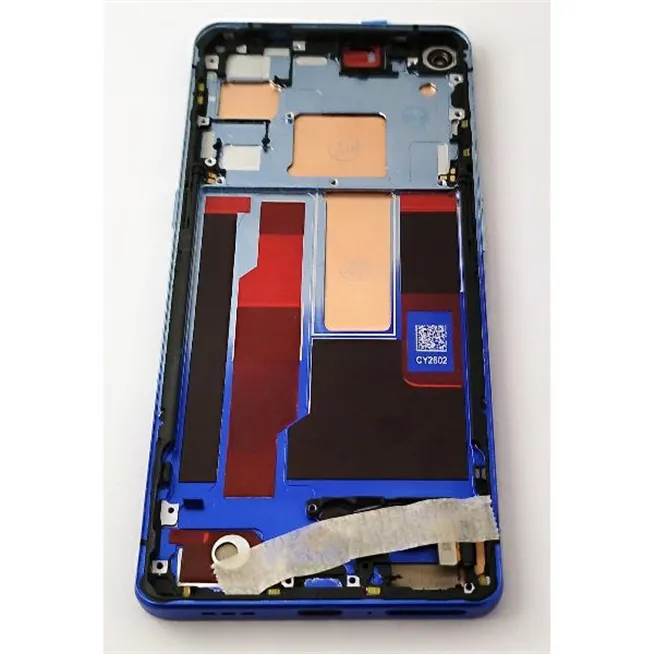Pantalla lcd para Oppo Find X2 Neo mas tactil negro con marco azul calidad premium