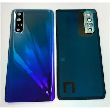 Tapa trasera o tapa bateria azul para Oppo Find X2 Neo mas cubierta camara