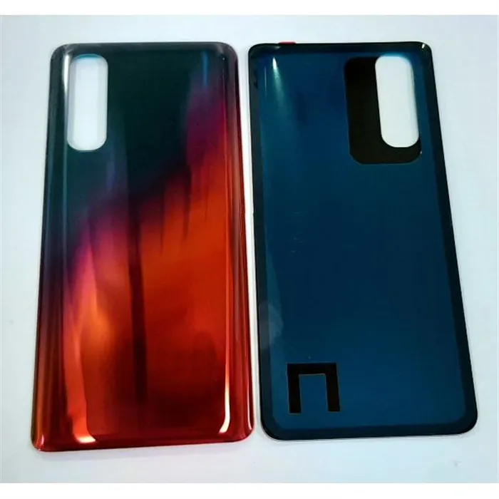 Tapa trasera o tapa bateria roja para Oppo Find X2 Neo