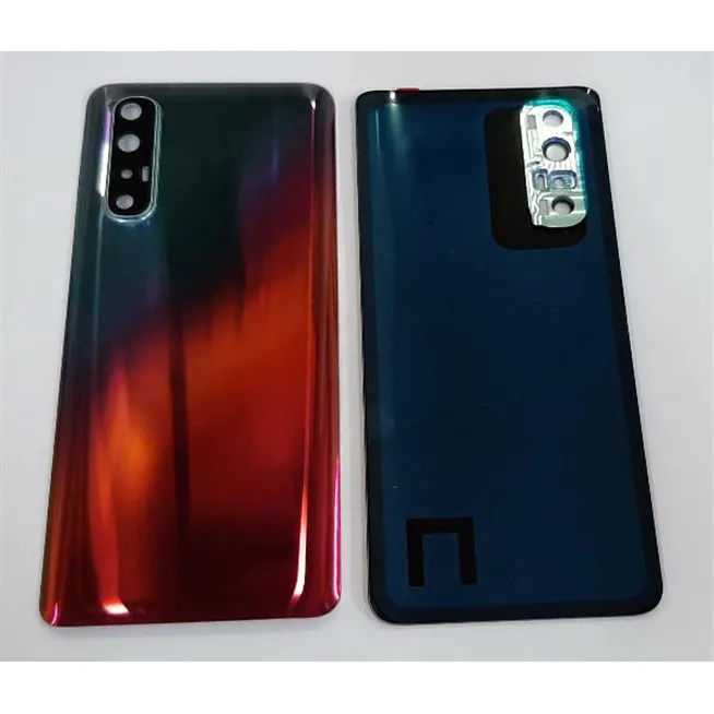 Tapa trasera o tapa bateria roja para Oppo Find X2 Neo mas cubierta camara