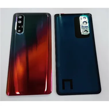 Tapa trasera o tapa bateria roja para Oppo Find X2 Neo mas cubierta camara