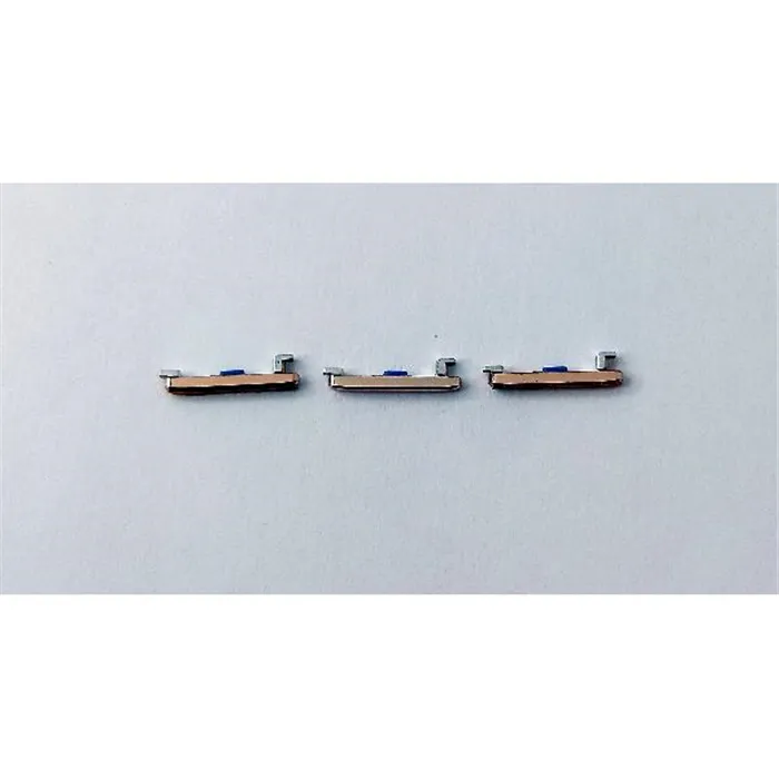 Set 3 Botones laterales dorados para Oppo Find X2 Pro calidad premium
