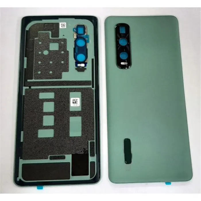 Tapa trasera o tapa bateria verde para Oppo Find X2 Pro mas cubierta camara