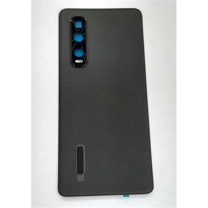 Tapa trasera o tapa bateria gris para Oppo Find X2 Pro mas cubierta camara