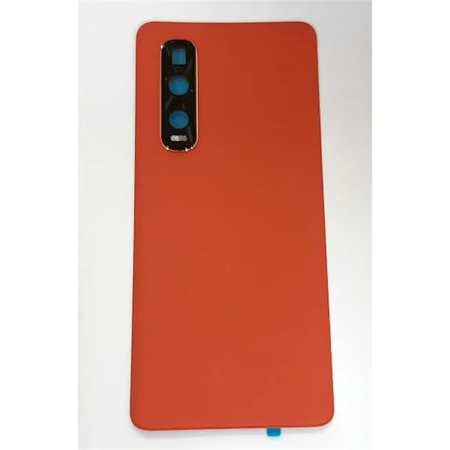 Tapa trasera o tapa bateria naranja para Oppo Find X2 Pro mas cubierta camara