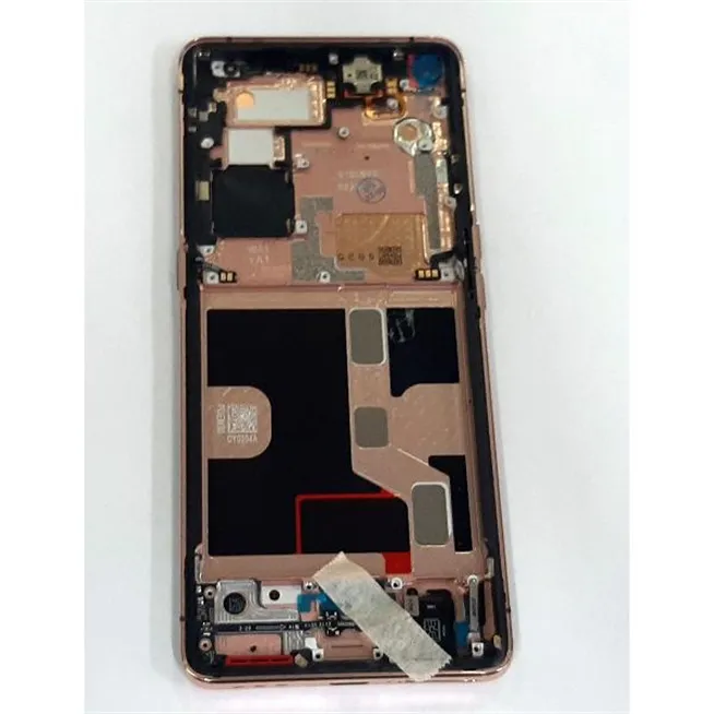 Pantalla lcd para Oppo Find X2 Pro mas tactil negro mas marco dorado calidad premium