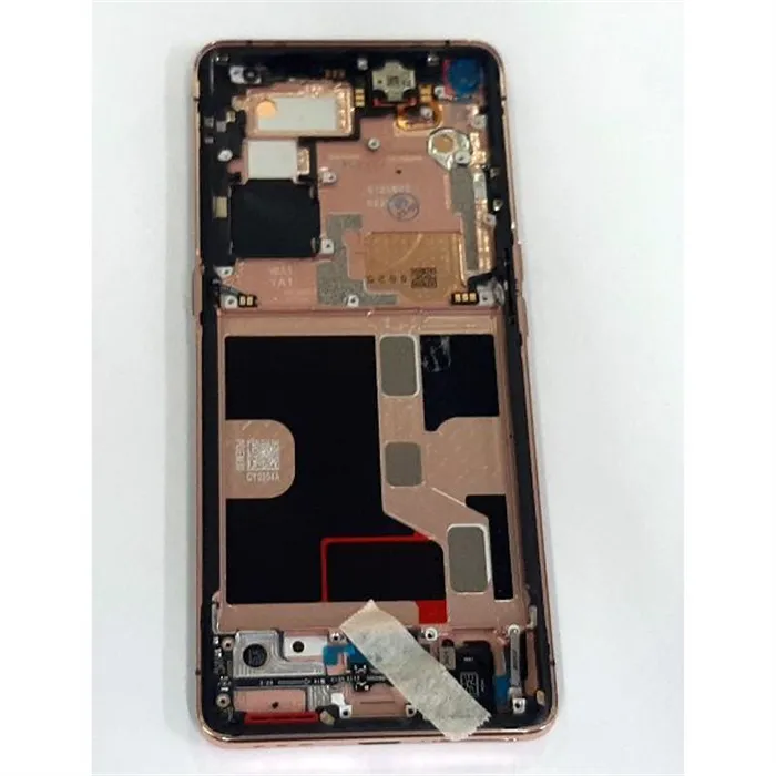 Pantalla lcd para Oppo Find X2 Pro mas tactil negro mas marco dorado calidad premium