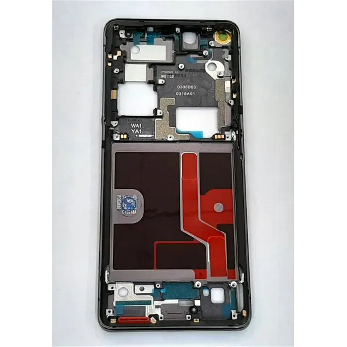 Carcasa o marco frontal negro para Oppo find x2 Pro
