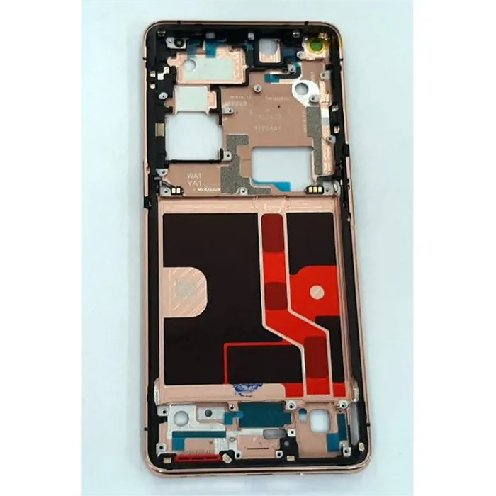 Carcasa o marco frontal dorado para Oppo find x2 pro
