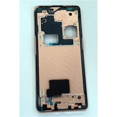 Carcasa o marco frontal dorado para Oppo find x2 pro