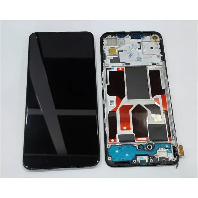 Pantalla oled para Oppo Find X3 Lite 5G mas tactil negro mas marco negro compatible
