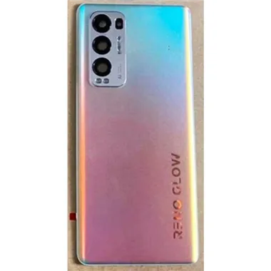Tapa trasera o tapa bateria plata para Oppo Find X3 Neo 5G mas cubierta camara