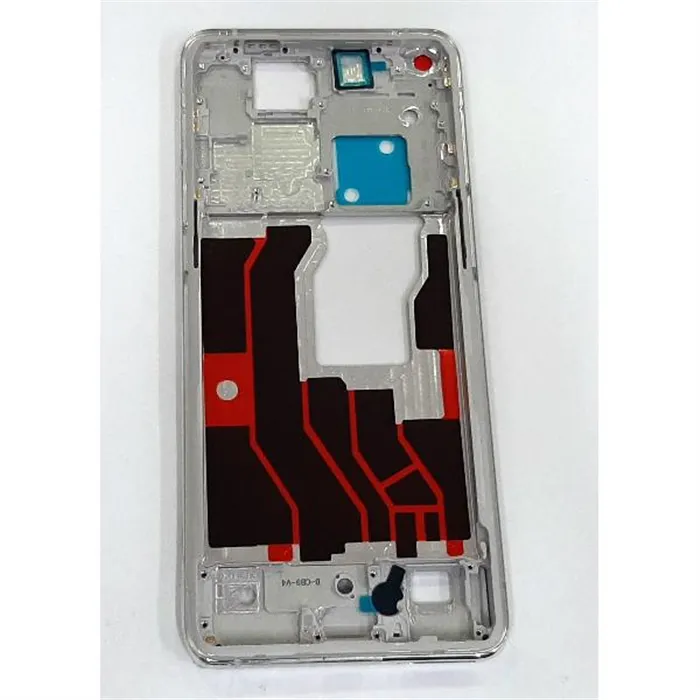Carcasa central o marco plata para Oppo Find X3 Pro CPH2173 calidad premium