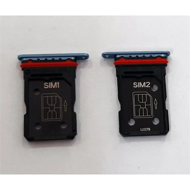 Soporte o bandeja dual sim azul para Oppo Find X3 Pro 5G calidad premium