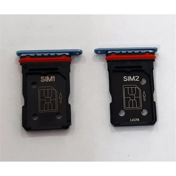 Soporte o bandeja dual sim azul para Oppo Find X3 Pro 5G calidad premium