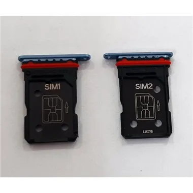 Soporte o bandeja dual sim azul para Oppo Find X3 Pro 5G calidad premium